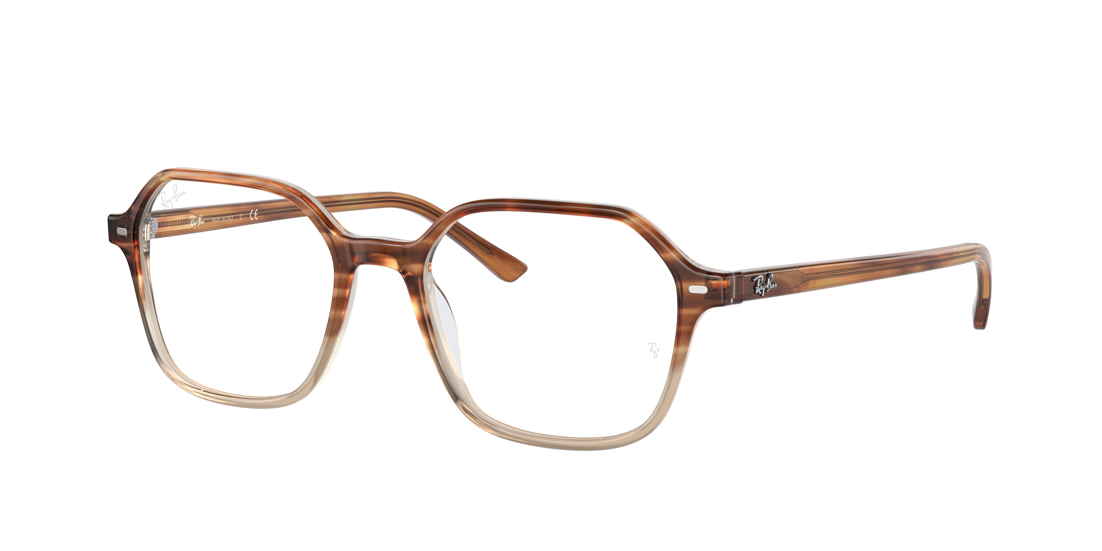  clear/gradient light brown havana