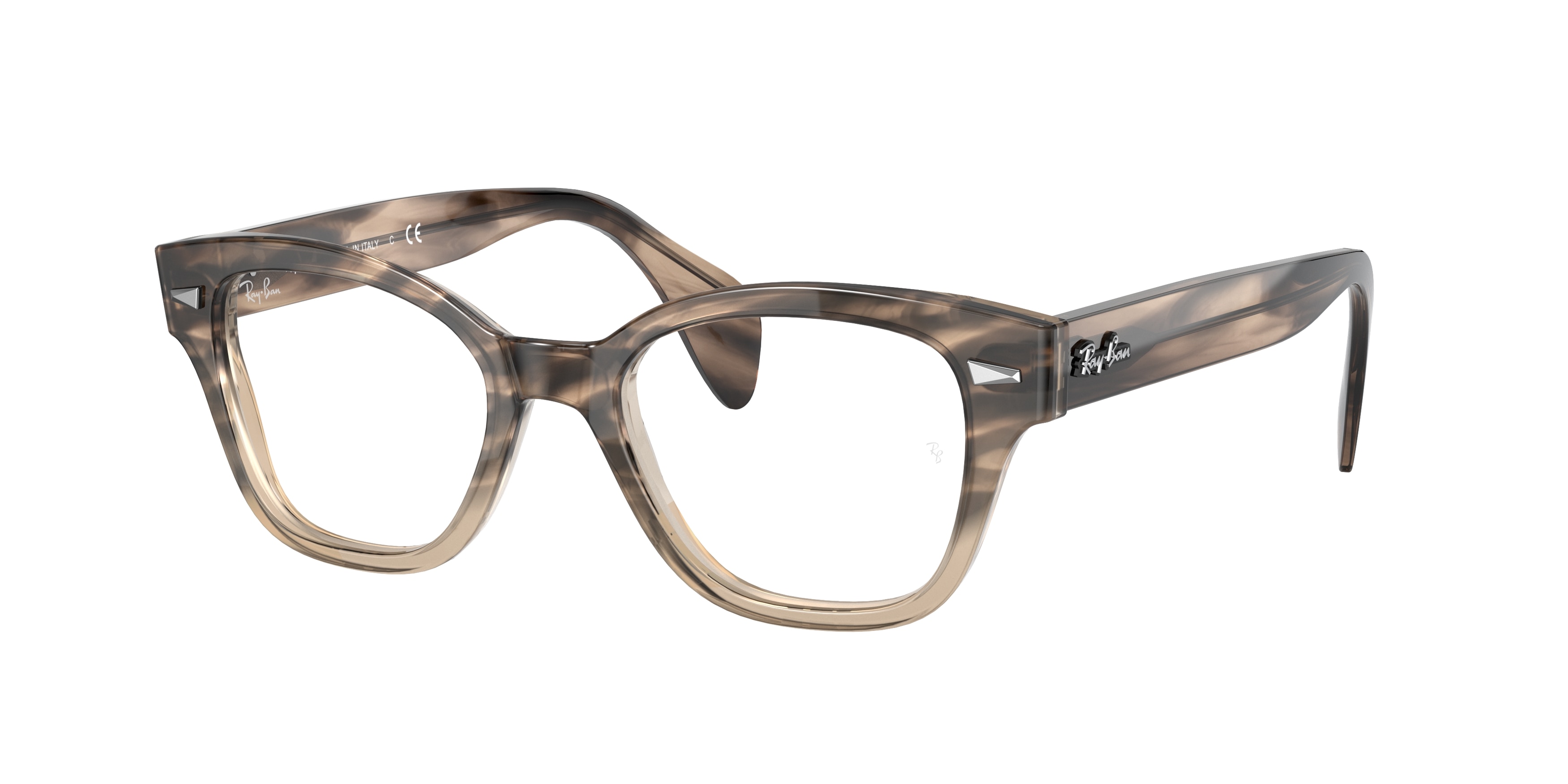  clear/gradient brown havana