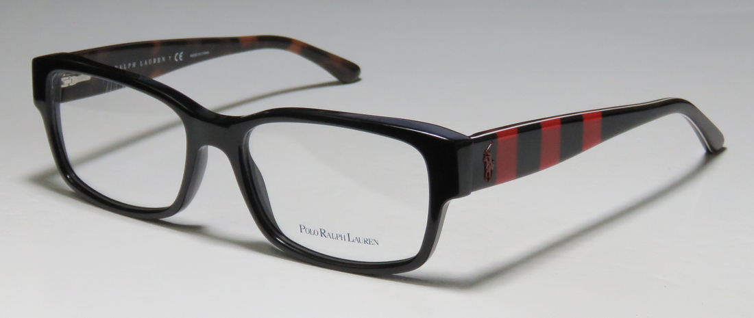  black / red / tortoise