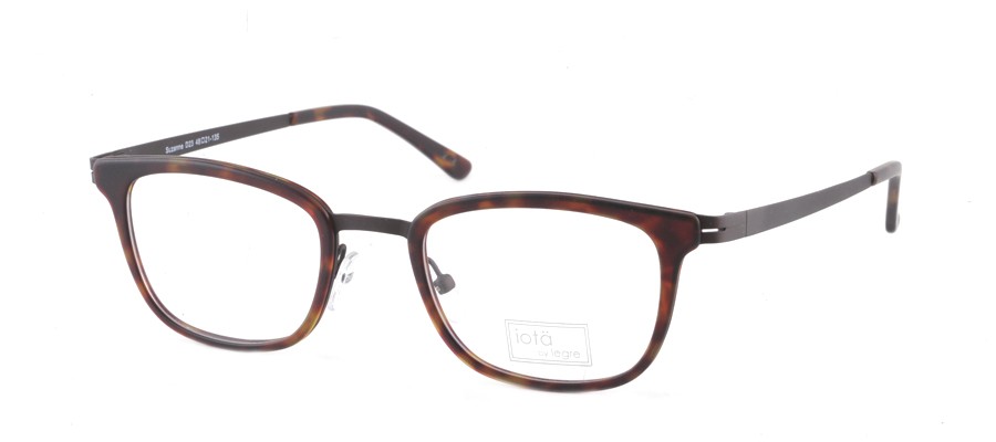  clear/tortoise brown temple