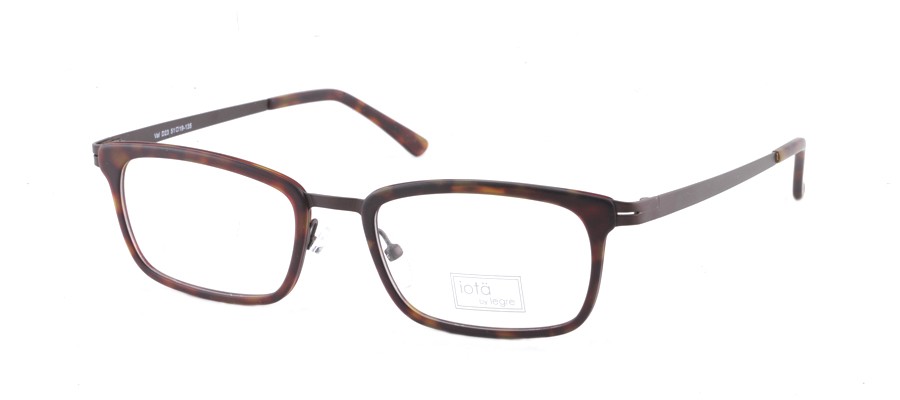  clear/tortoise brown temple