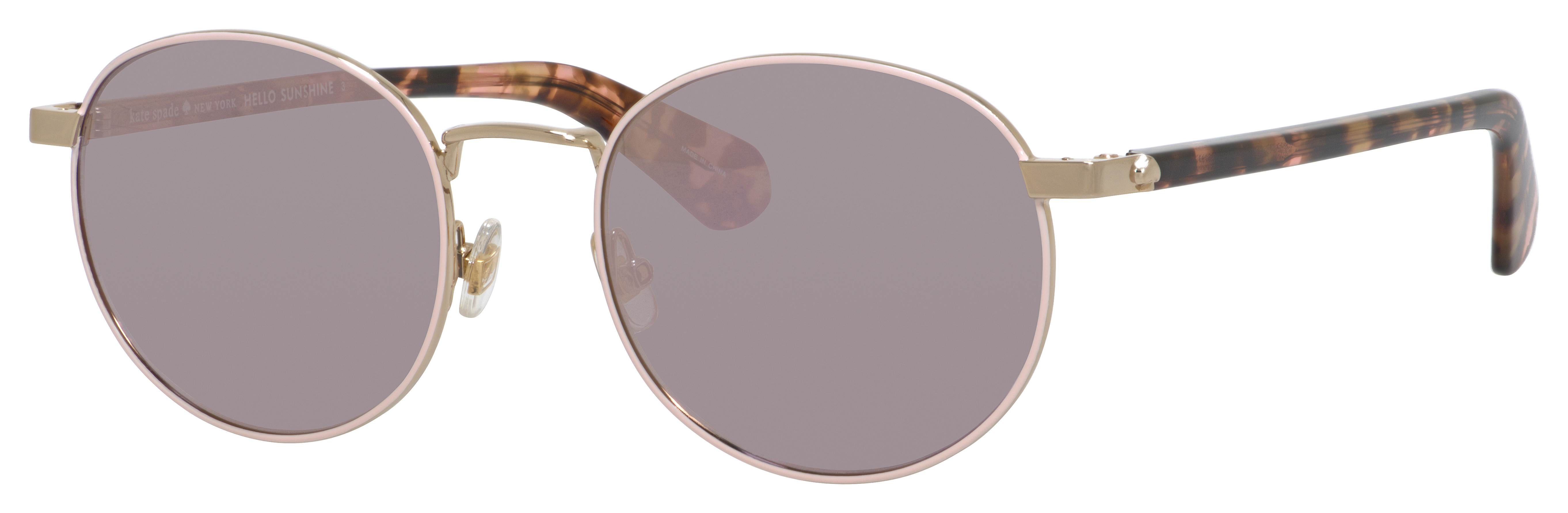  gray rose gold/pink havana