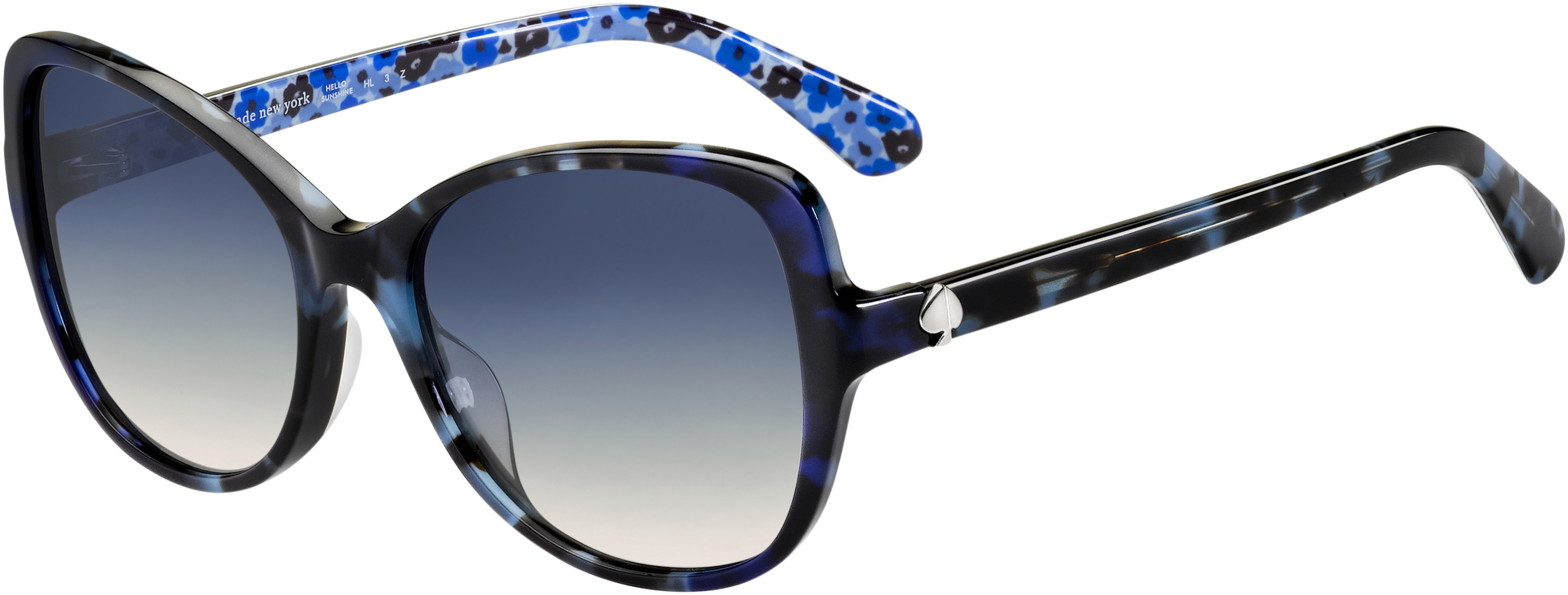  blue gradient polarized/blush havana blue