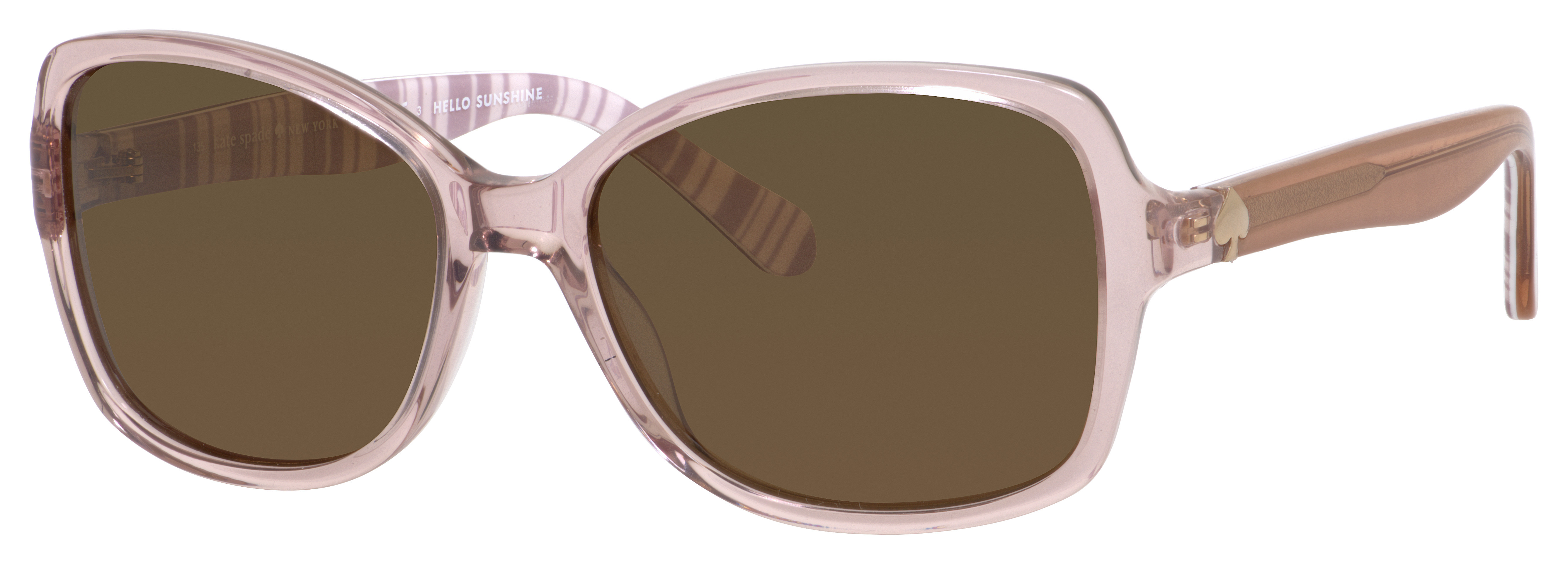  brown polarized/beige striped white