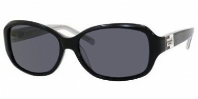  black silver sparkle/gray polarized