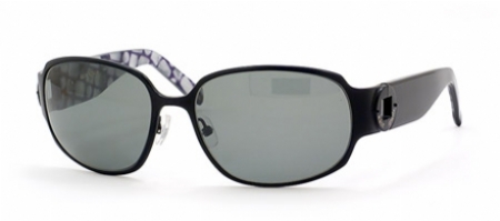  black satin/gray polarized