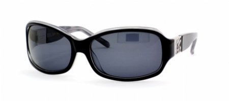  black silver pearl/ gray polarized