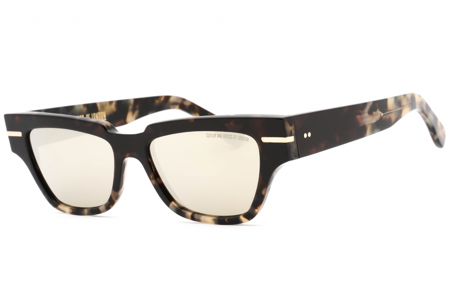  gold mirror/graduated grey havana