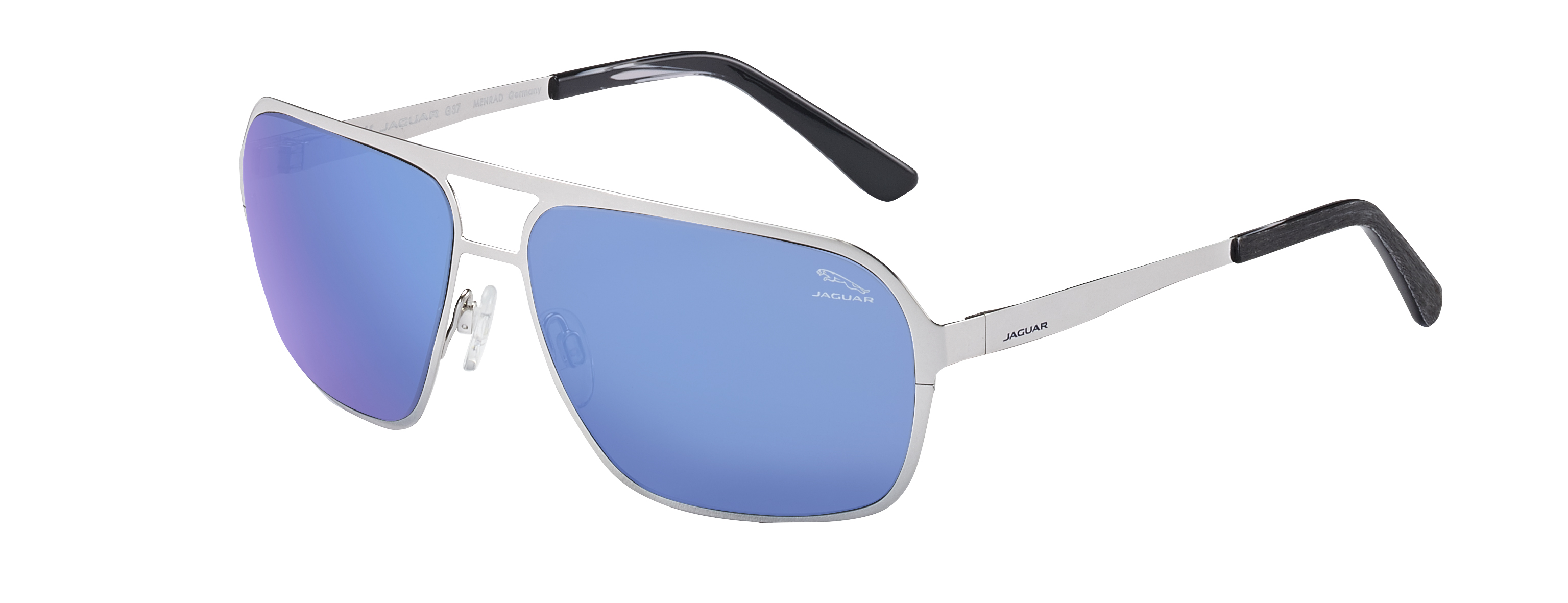  silver/blue mirror lenses