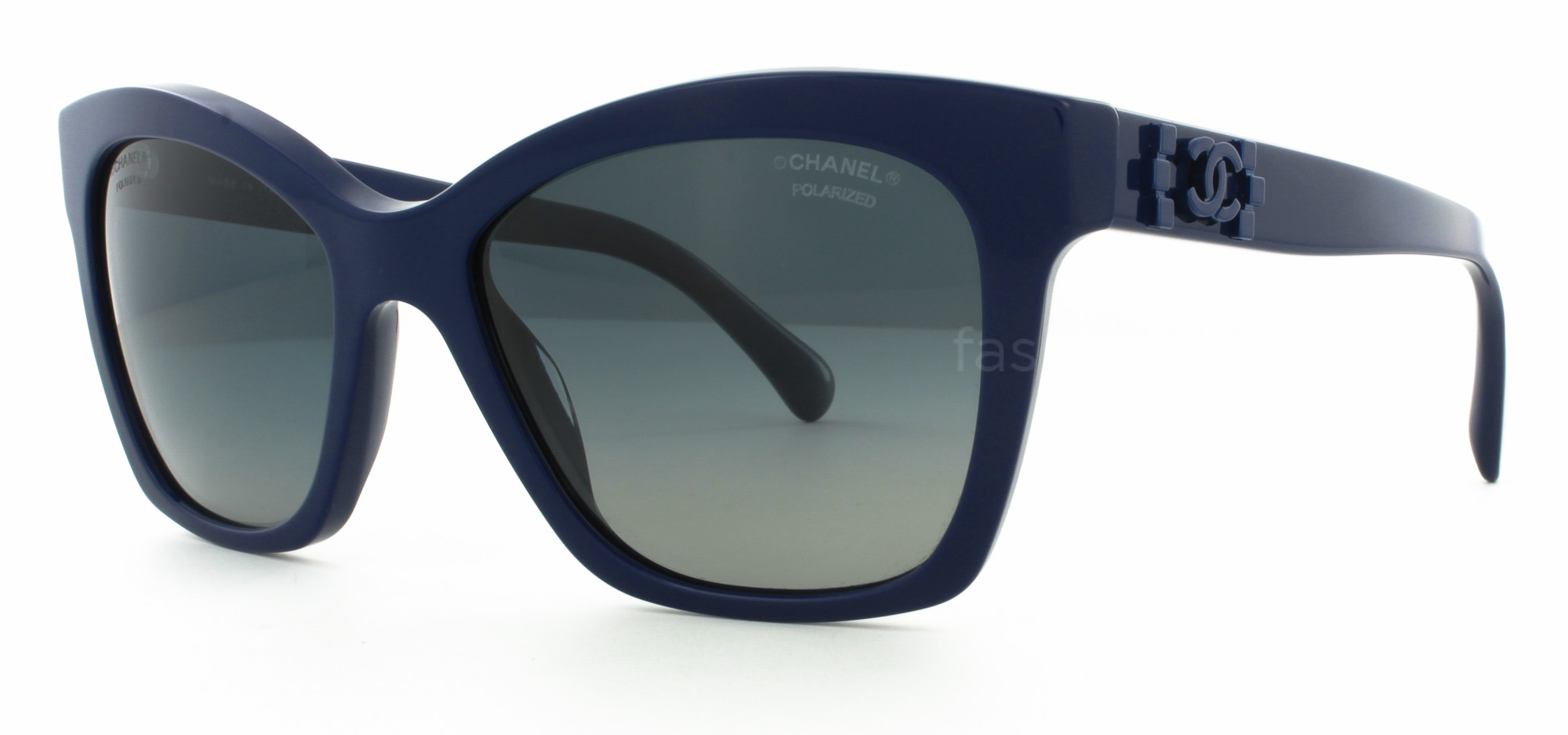  clear/ dark blue light grey gradient blue polarised