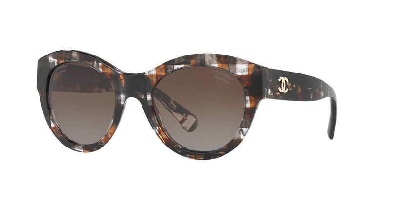  brown gradient polarized/brown tweed