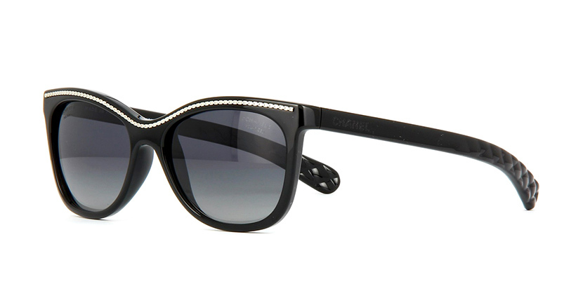  gray polarized/black silver chain