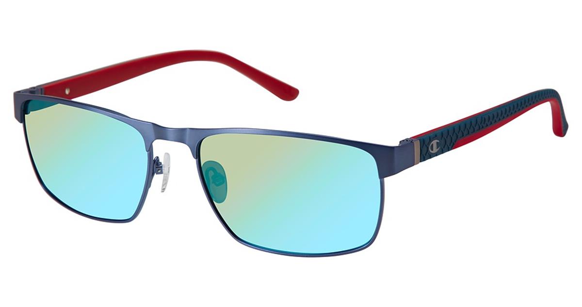  matte navy/red polarized