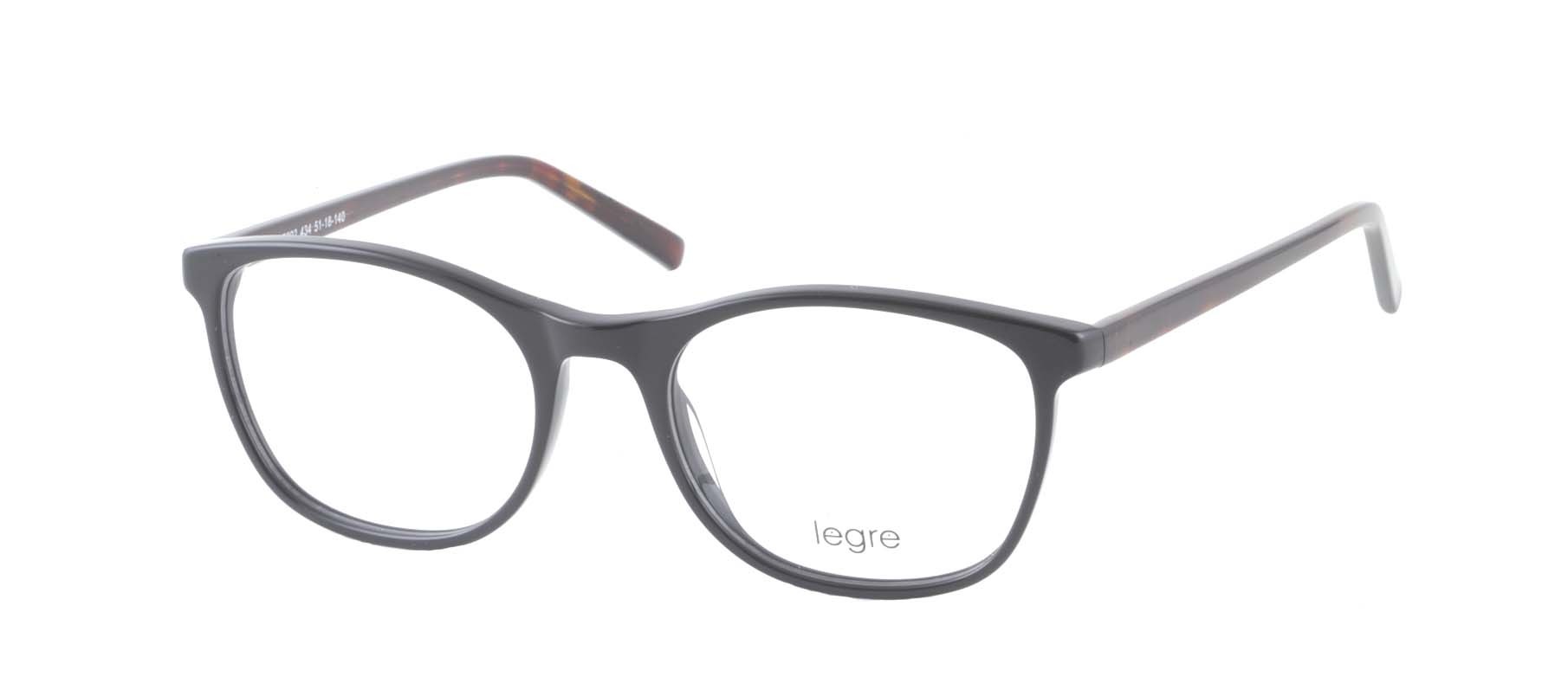  clear/black tortoise temples