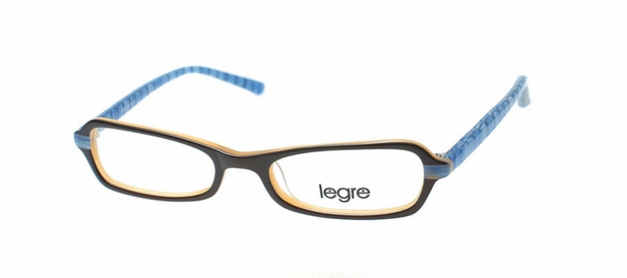  dark brown with pearl/blue temples clear