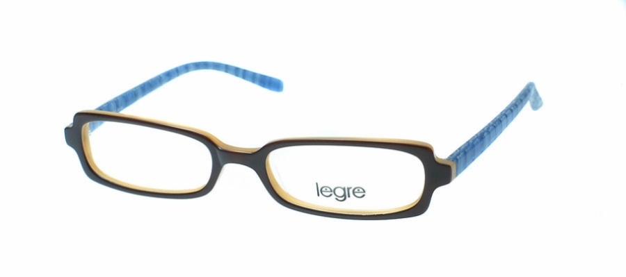  dark brown with pearl/blue temples clear