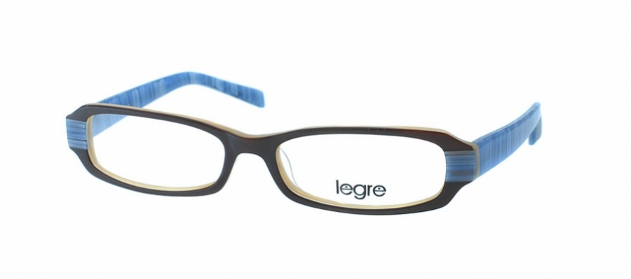  dark brown with pearl/blue temples clear