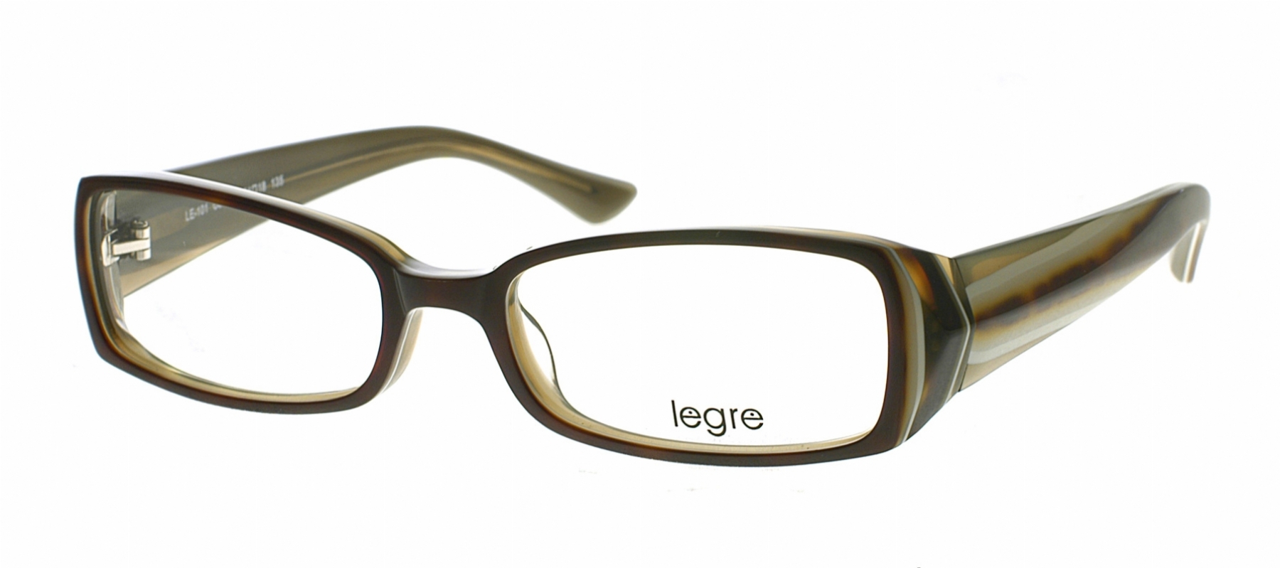  clear/tortoise w cream stripe