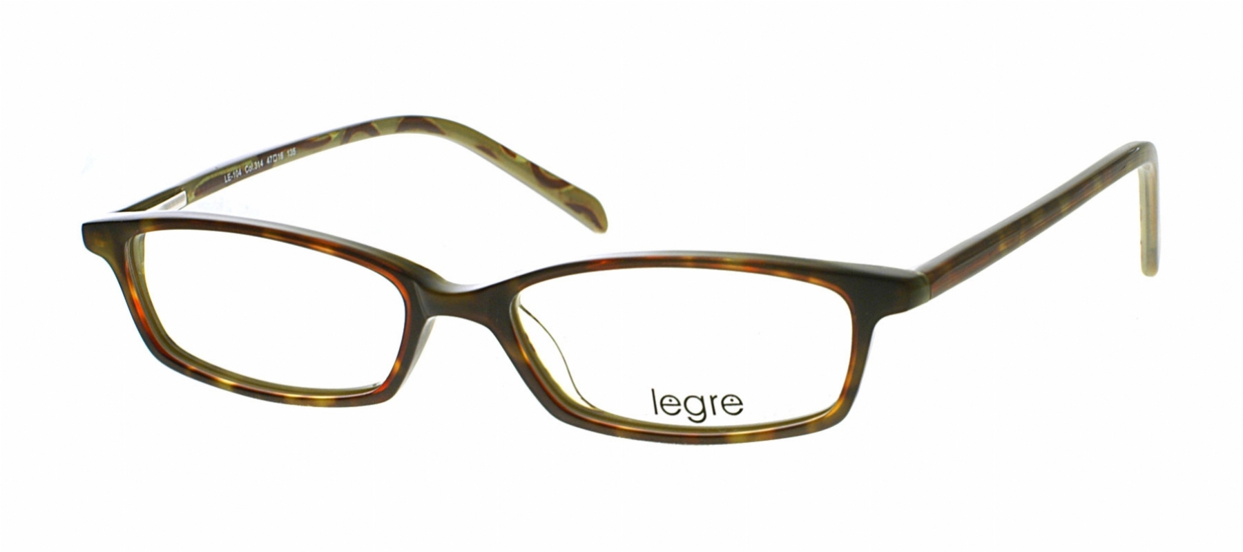  clear/tortoise with greenbrown flames