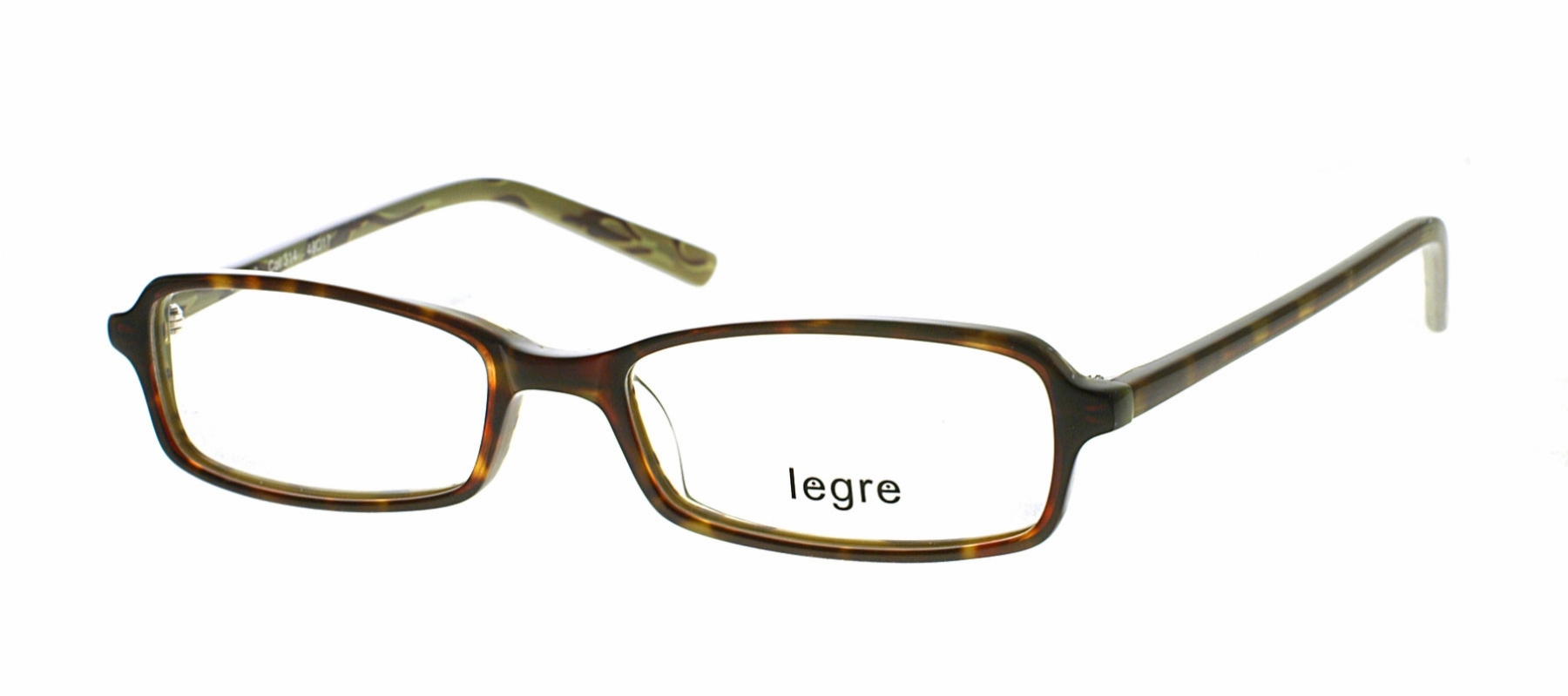  clear/tortoise with greenbrown flames