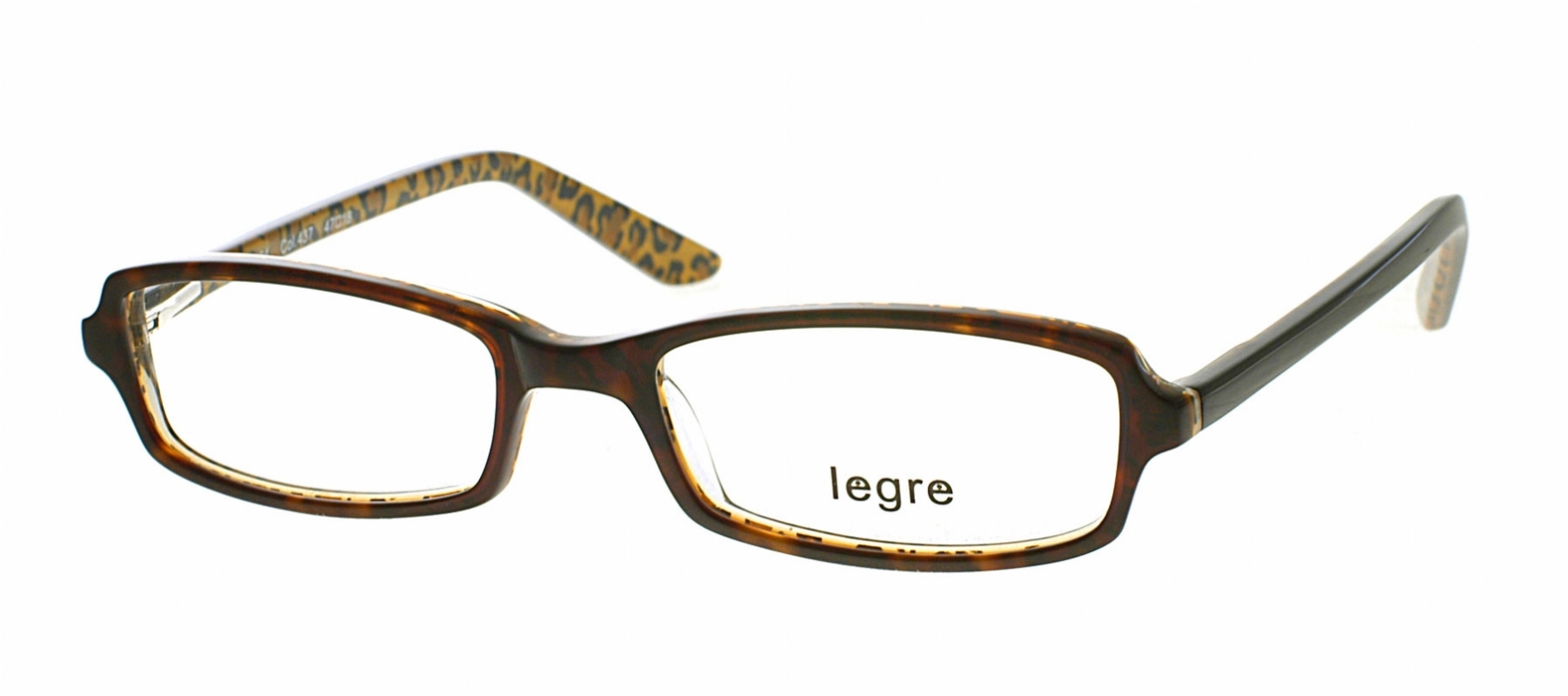  clear/brownanimal print