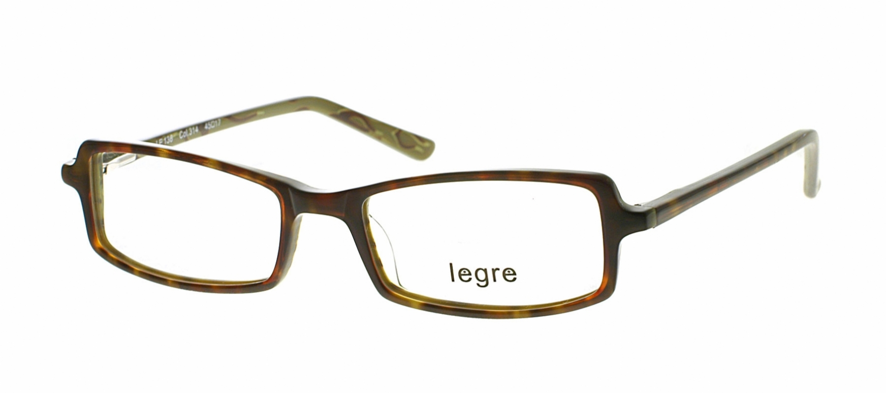  clear/tortoise with greenbrown flames