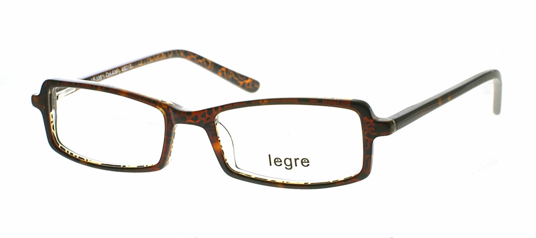 clear/tortoise with gold pattern