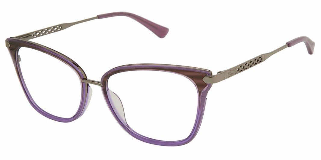  clear lens/aubergine