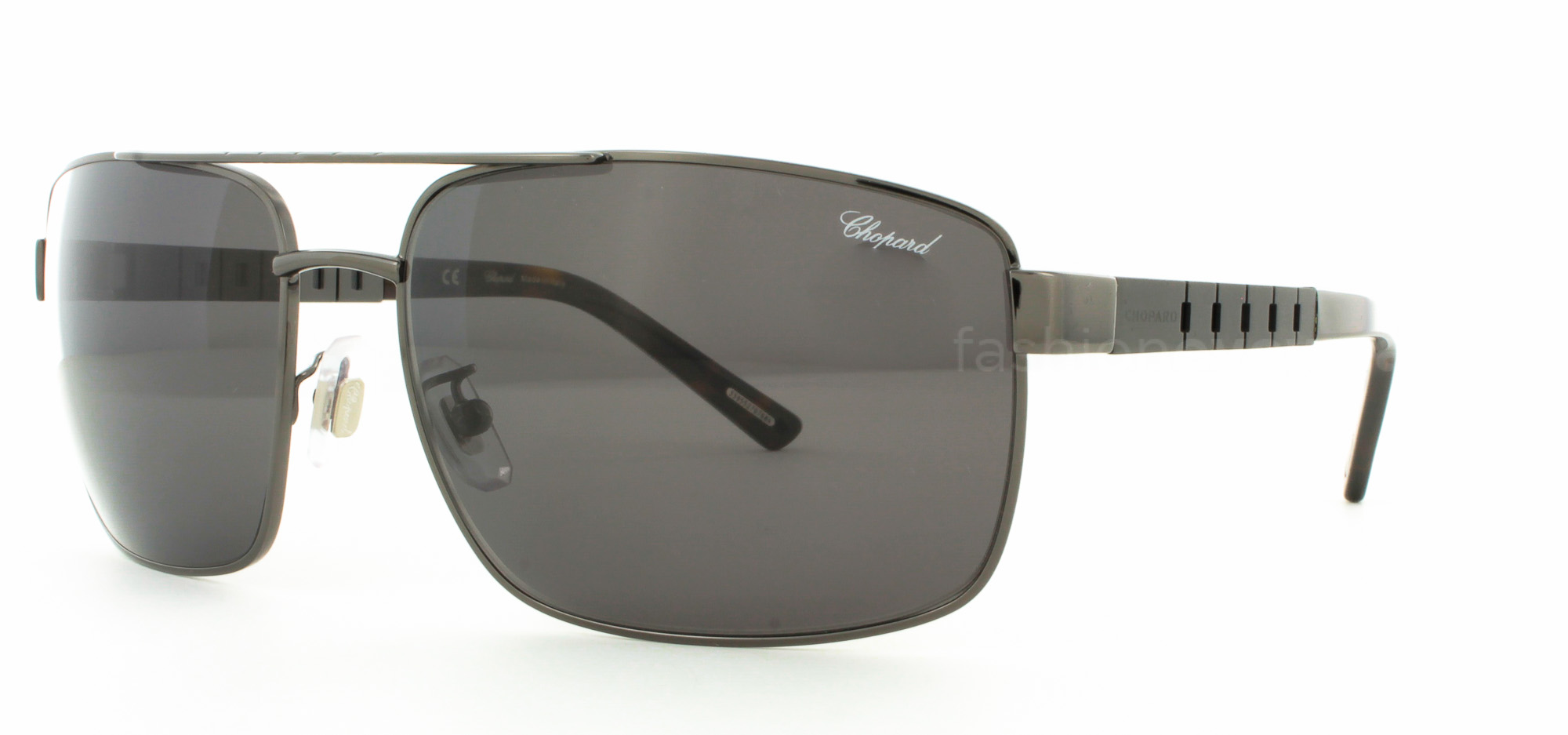  clear/ shiny gunmetal/polarised smoke