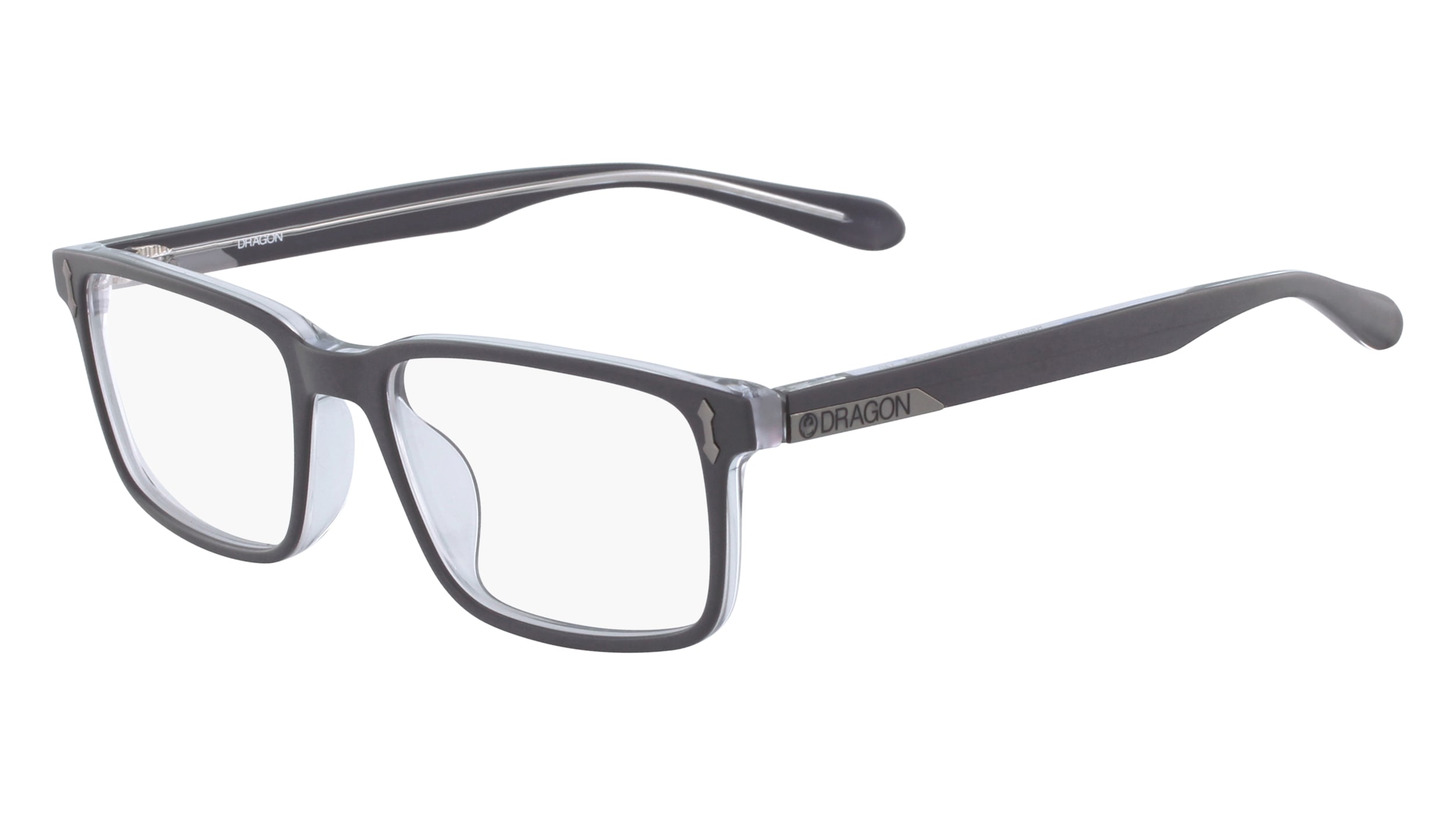  clear lenses/matte grey crystal