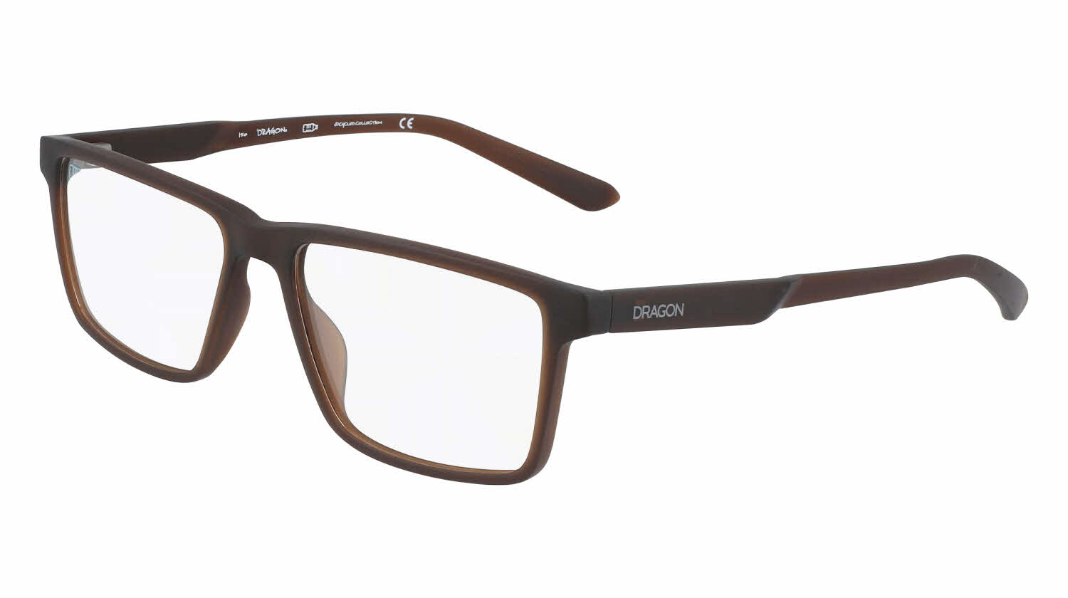  clear lens/matte dark brown crystal