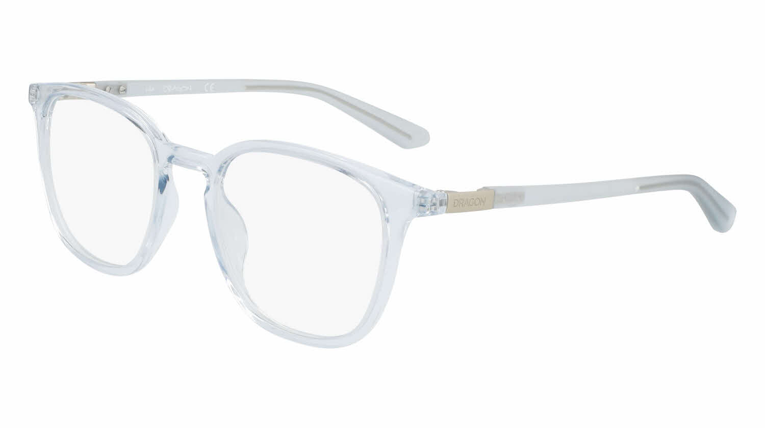  clear lens/shiny light blue crystal