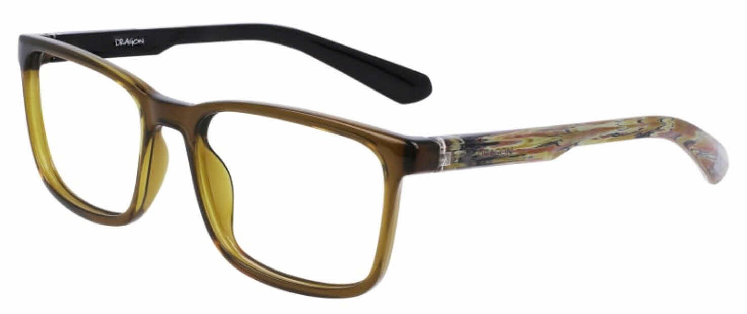  clear lens/shiny olive crystal rob resin