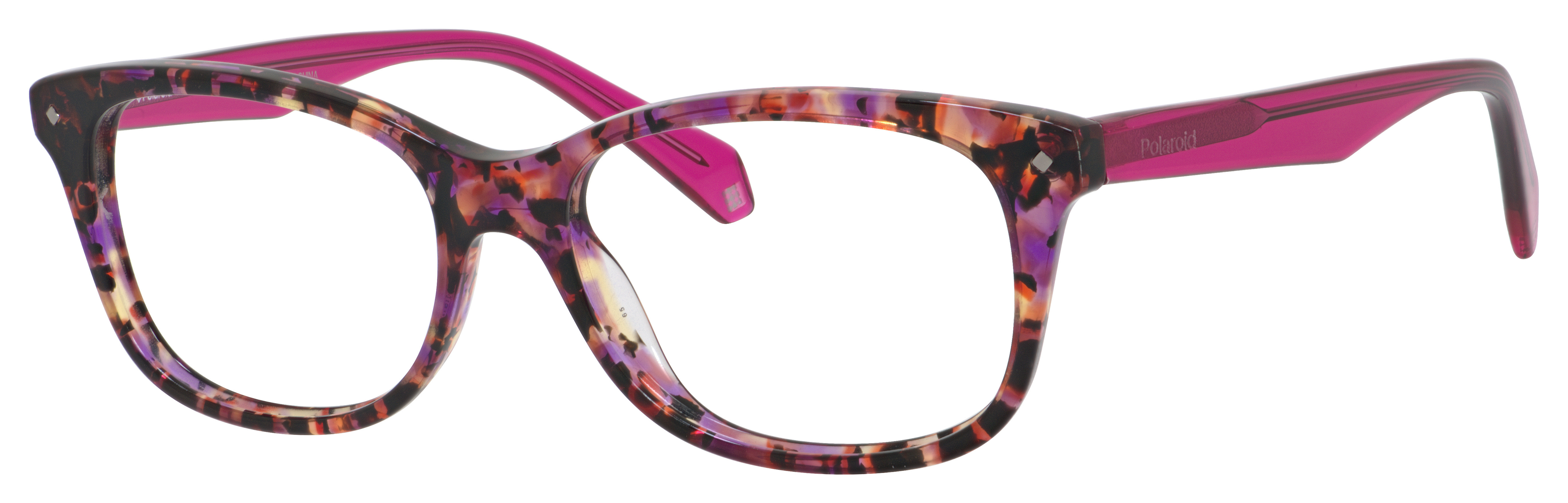  clear/havana fuchsia