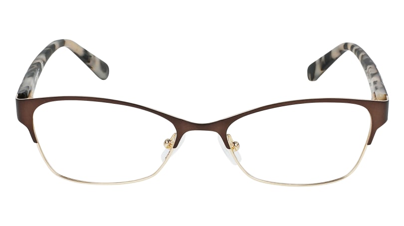  clear lenses/brown gold