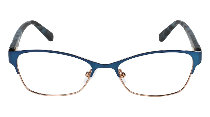  clear lenses/navy rose