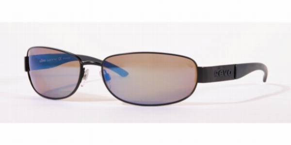  matte black/crystal polarized lt blue