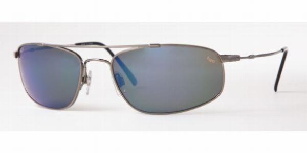  glossy gunmetal/crystalal polarized blue