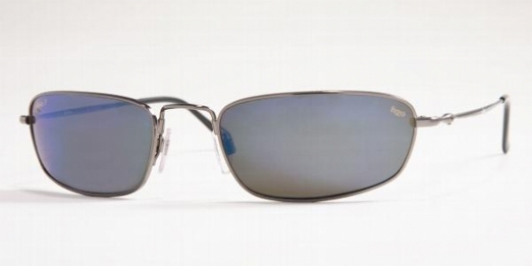  glossy gunmetal/crystal polarized blue