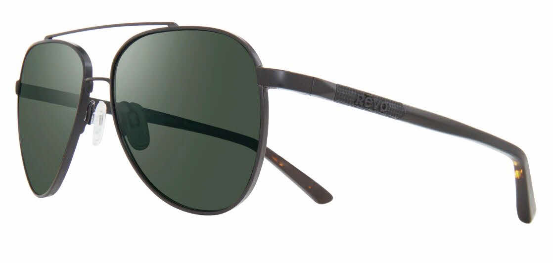  black/black frame with smoky green lens