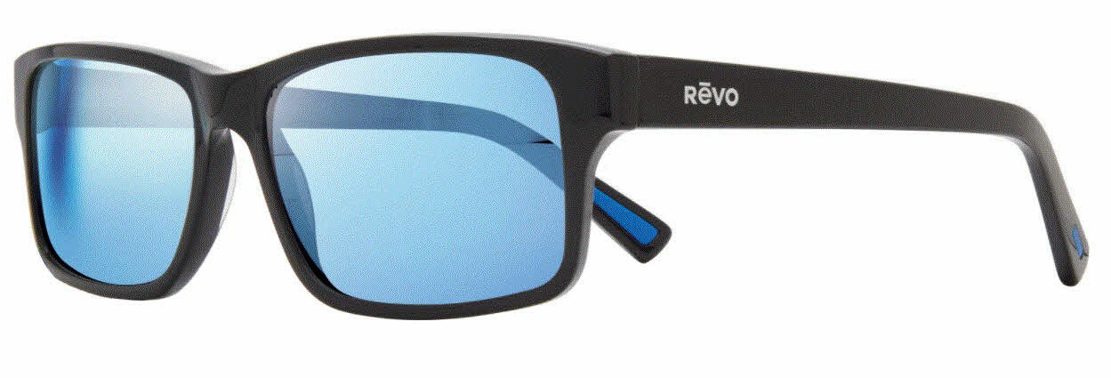  black/black frame with blue water lens