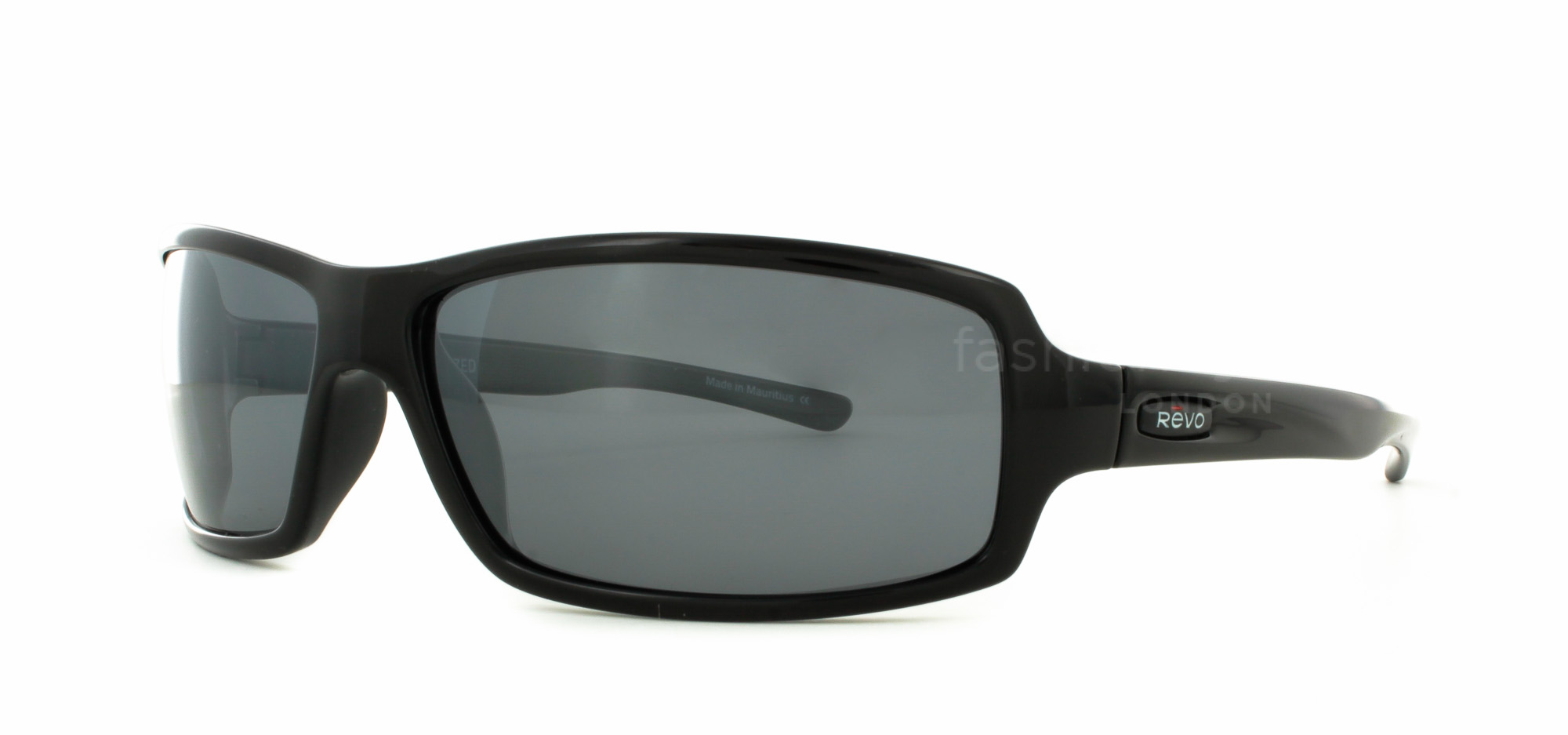  shiny black/graphite polarised