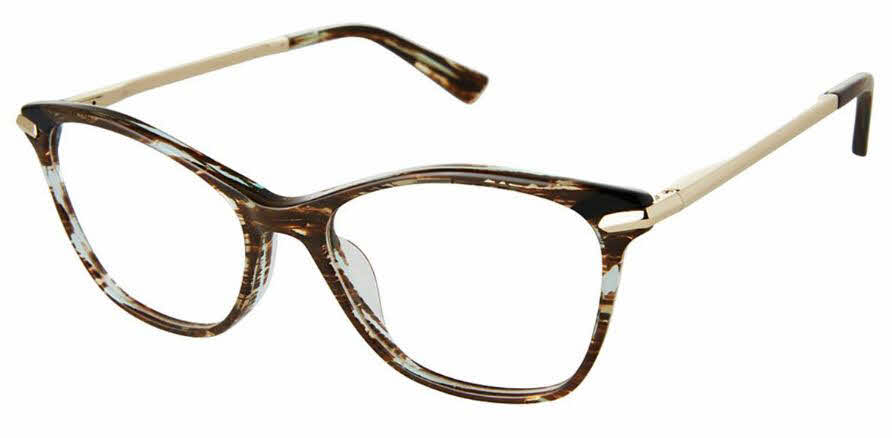  clear lens/brown striation