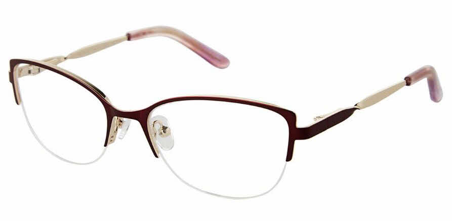  clear lens/matte garnet