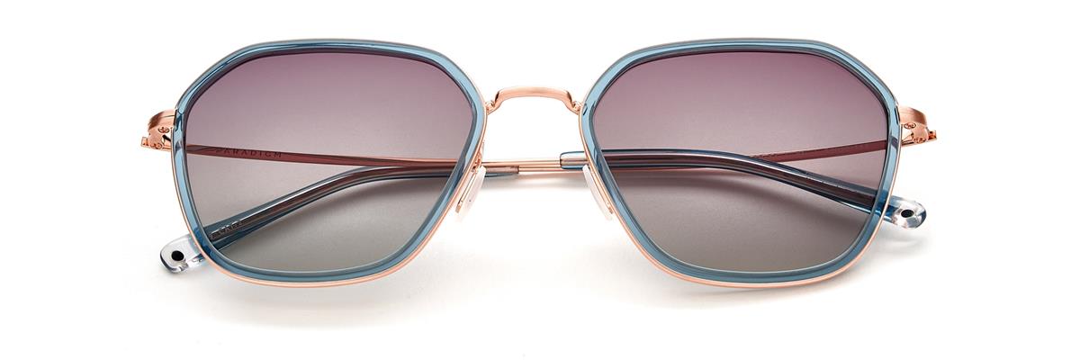  clear/rose gold (polarized)