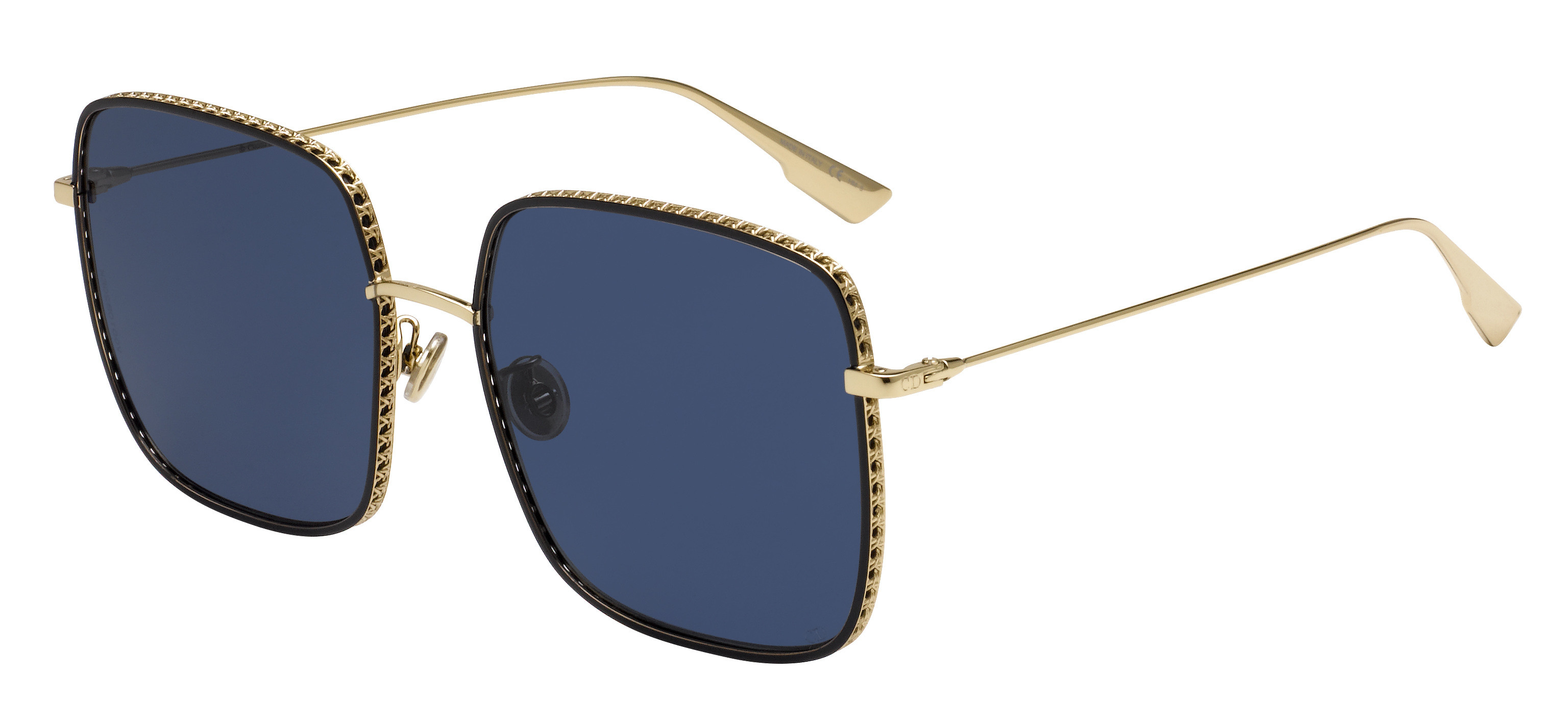  blue mirror shaded gold/gold