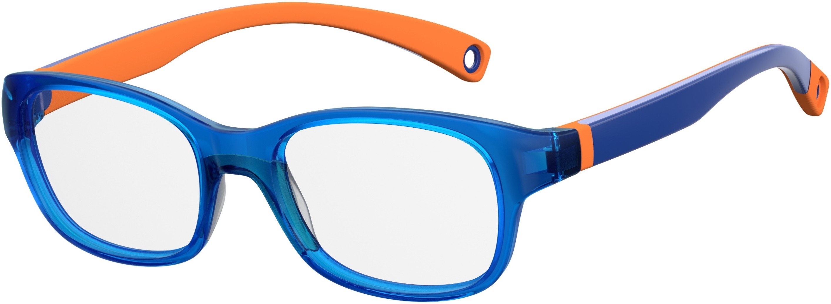  clear/blue orange