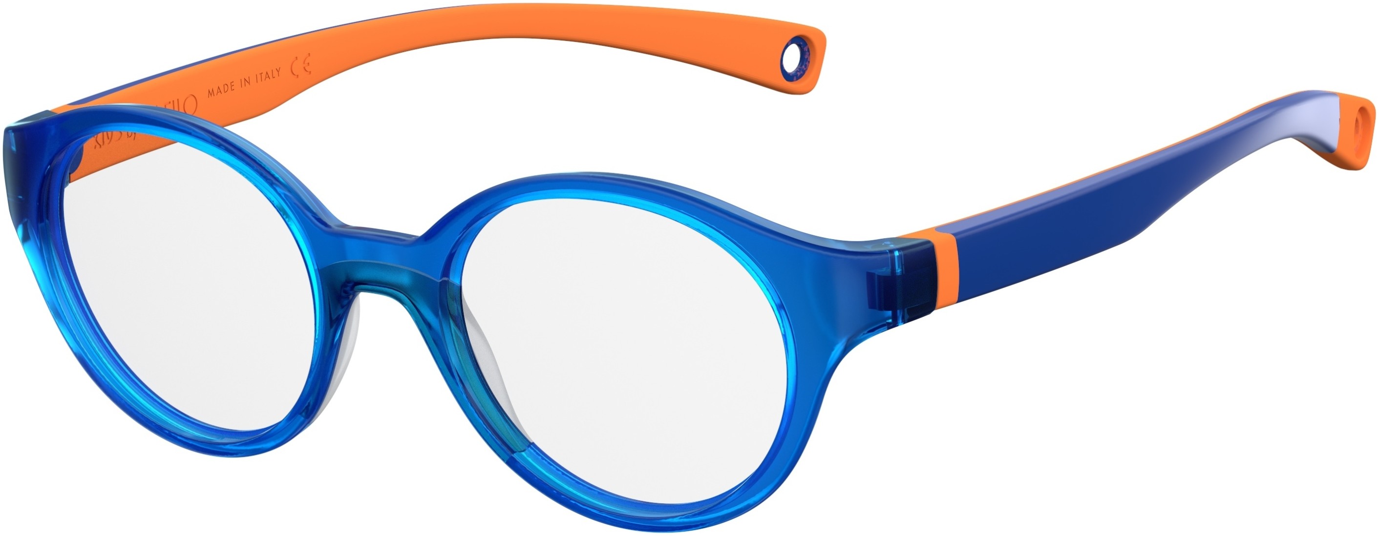  clear/blue orange