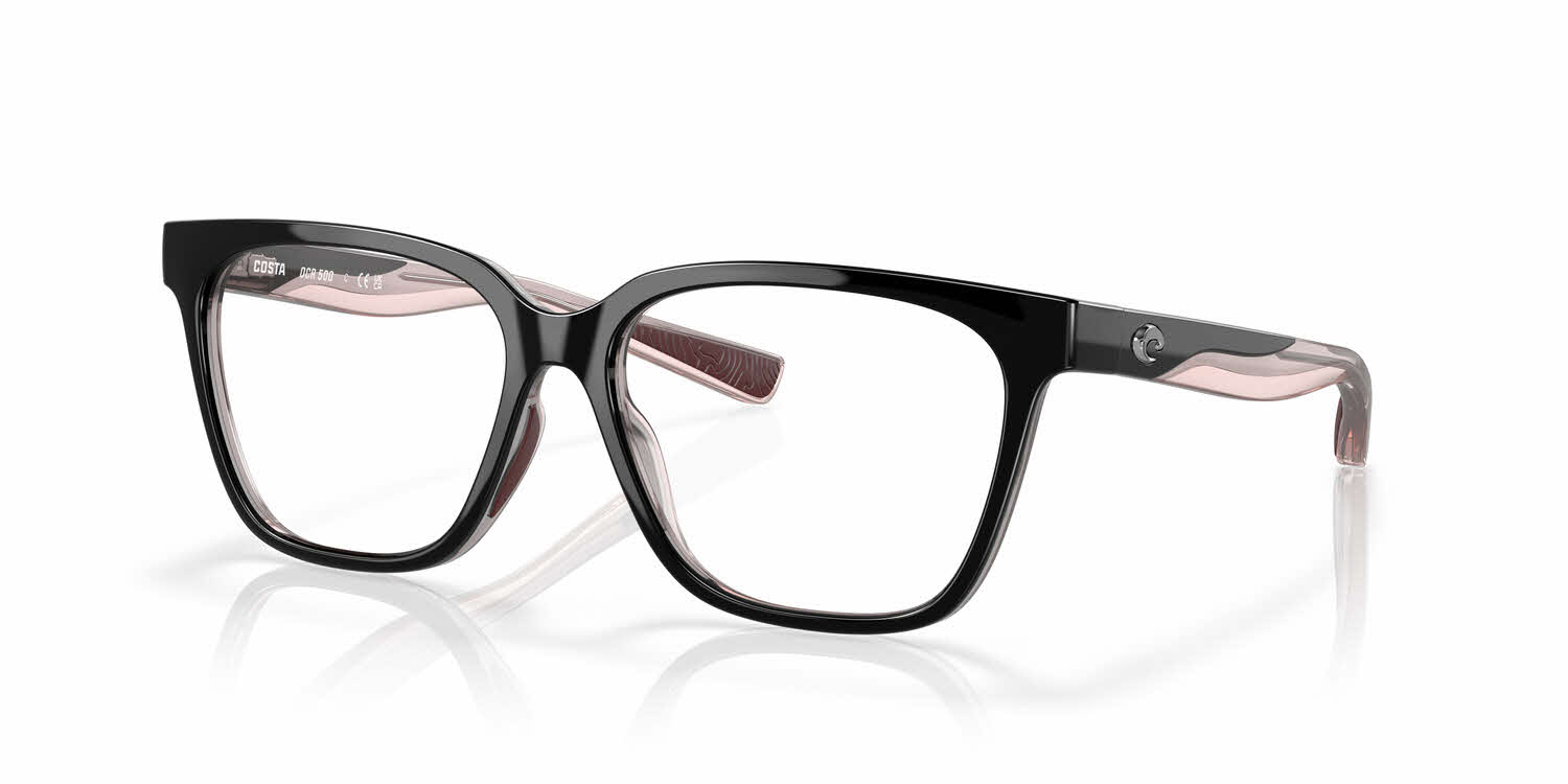  clear lens/black smoke blush crystal