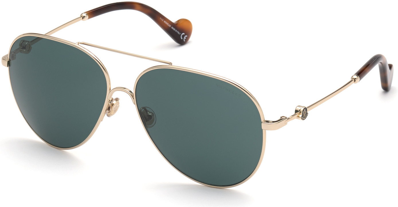  clear/shinypalegoldclassichavana/greenlense